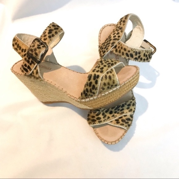 Leather and Fur Spanish Espadrille Sandel 🤍 - Picture 3 of 7